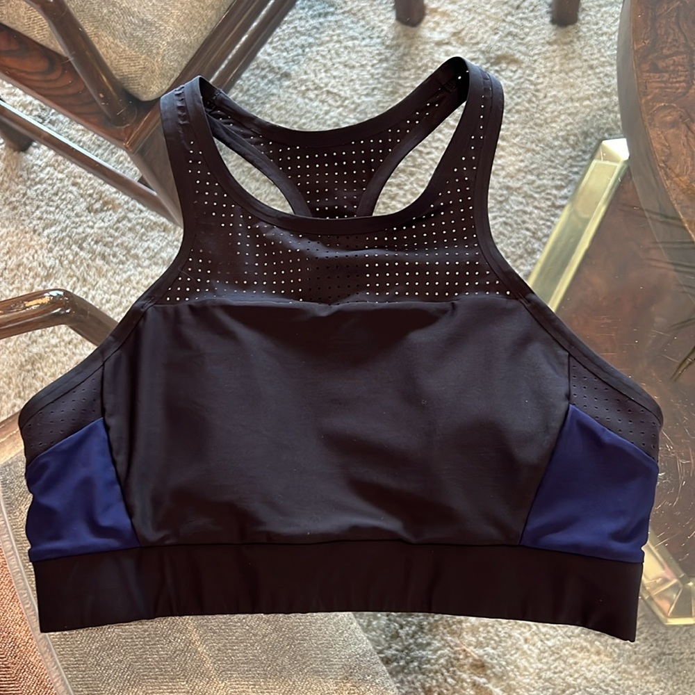 Athleta High Neck Racer Back Sports Bra - Picture 2 of 6